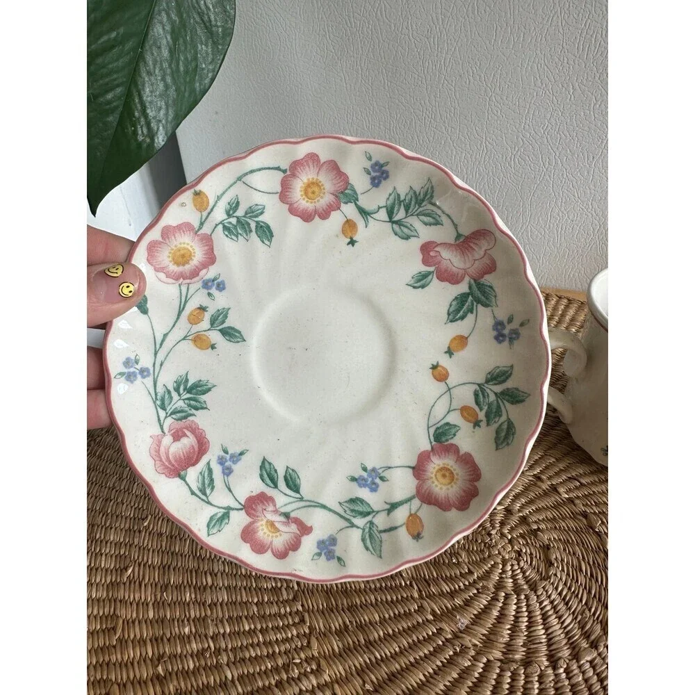 Churchill Made in Saffordshine England Teacup with saucer